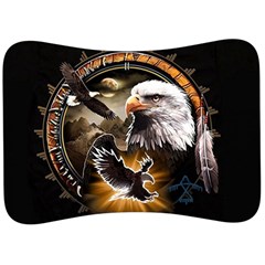 Eagle Dreamcatcher Art Bird Native American Velour Seat Head Rest Cushion by uniart180623