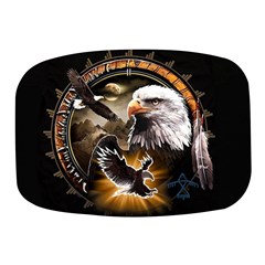 Eagle Dreamcatcher Art Bird Native American Mini Square Pill Box by uniart180623