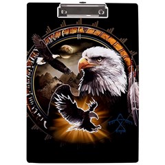 Eagle Dreamcatcher Art Bird Native American A4 Acrylic Clipboard by uniart180623