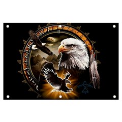 Eagle Dreamcatcher Art Bird Native American Banner And Sign 6  X 4  by uniart180623