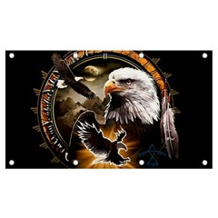 Eagle Dreamcatcher Art Bird Native American Banner And Sign 7  X 4  by uniart180623