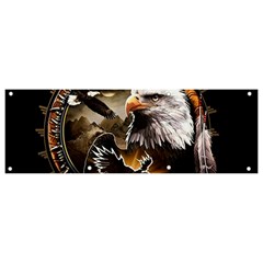 Eagle Dreamcatcher Art Bird Native American Banner And Sign 9  X 3  by uniart180623