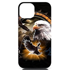 Eagle Dreamcatcher Art Bird Native American Iphone 14 Black Uv Print Case by uniart180623