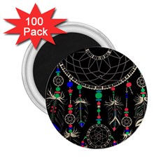 Dreamcatcher Magic Magical 2 25  Magnets (100 Pack)  by uniart180623