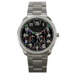 Dreamcatcher Magic Magical Sport Metal Watch by uniart180623