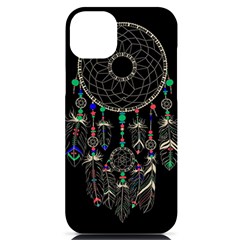 Dreamcatcher Magic Magical Iphone 14 Plus Black Uv Print Case by uniart180623