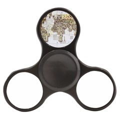 3d Typography World Map Finger Spinner by uniart180623