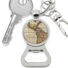 Vintage World Map Old  Globe Antique America Bottle Opener Key Chain by uniart180623