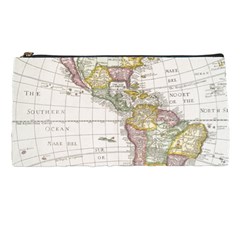 Vintage Map Of The Americas Pencil Case