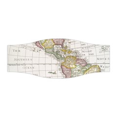 Vintage Map Of The Americas Stretchable Headband by uniart180623