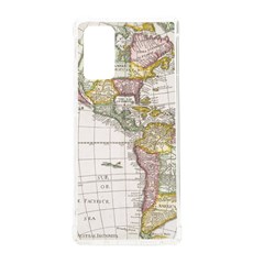 Vintage Map Of The Americas Samsung Galaxy Note 20 Tpu Uv Case by uniart180623