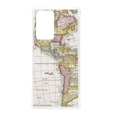 Vintage Map Of The Americas Samsung Galaxy Note 20 Ultra Tpu Uv Case by uniart180623