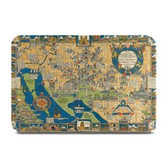 Vintatge Map Of Washington Dc Plate Mats by uniart180623