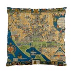 Vintatge Map Of Washington Dc Standard Cushion Case (One Side) Front