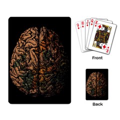 Always On My Mind Brain Map Vintage Playing Cards Single Design (rectangle) by uniart180623