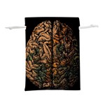 Always On My Mind Brain Map Vintage Lightweight Drawstring Pouch (M) Front