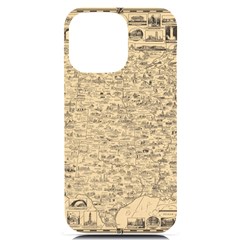 1940 Vintage Map Of The Usa Iphone 14 Pro Max Black Uv Print Case