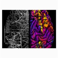 Ambiguity Tobe Brain Duality Mind Minimal Thinking Large Glasses Cloth (2 Sides) by uniart180623