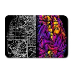 Ambiguity Tobe Brain Duality Mind Minimal Thinking Plate Mats by uniart180623