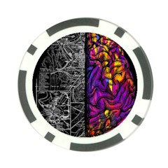 Ambiguity Tobe Brain Duality Mind Minimal Thinking Poker Chip Card Guard by uniart180623