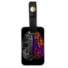 Ambiguity Tobe Brain Duality Mind Minimal Thinking Luggage Tag (one Side) by uniart180623