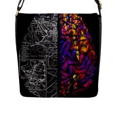 Ambiguity Tobe Brain Duality Mind Minimal Thinking Flap Closure Messenger Bag (l) by uniart180623