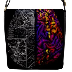 Ambiguity Tobe Brain Duality Mind Minimal Thinking Flap Closure Messenger Bag (s) by uniart180623