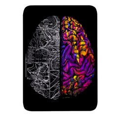 Ambiguity Tobe Brain Duality Mind Minimal Thinking Rectangular Glass Fridge Magnet (4 Pack) by uniart180623