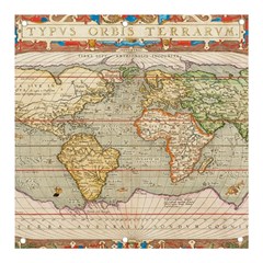 Old World Map Of Continents The Earth Vintage Retro Banner And Sign 3  X 3  by uniart180623