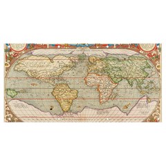 Old World Map Of Continents The Earth Vintage Retro Banner And Sign 8  X 4  by uniart180623