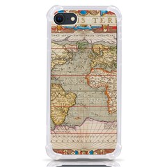 Old World Map Of Continents The Earth Vintage Retro Iphone Se by uniart180623