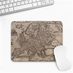 Vintage Map Europe Small Mousepad by uniart180623