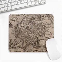 Vintage Map Europe Large Mousepad by uniart180623