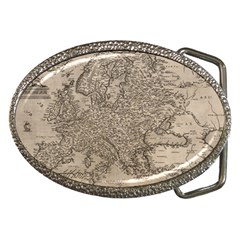 Vintage Map Europe Belt Buckles by uniart180623