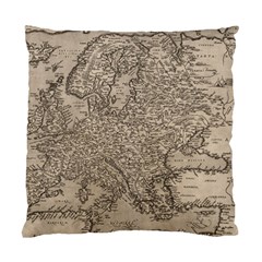 Vintage Map Europe Standard Cushion Case (one Side) by uniart180623