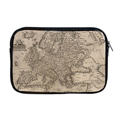 Vintage Map Europe Apple Macbook Pro 17  Zipper Case