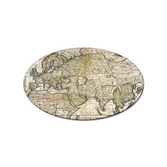 Tartaria Tartaria Empire Map Vintage World Sticker (oval) by uniart180623