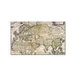 Tartaria Tartaria Empire Map Vintage World Sticker (Rectangular) Front