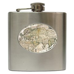 Tartaria Tartaria Empire Map Vintage World Hip Flask (6 Oz) by uniart180623