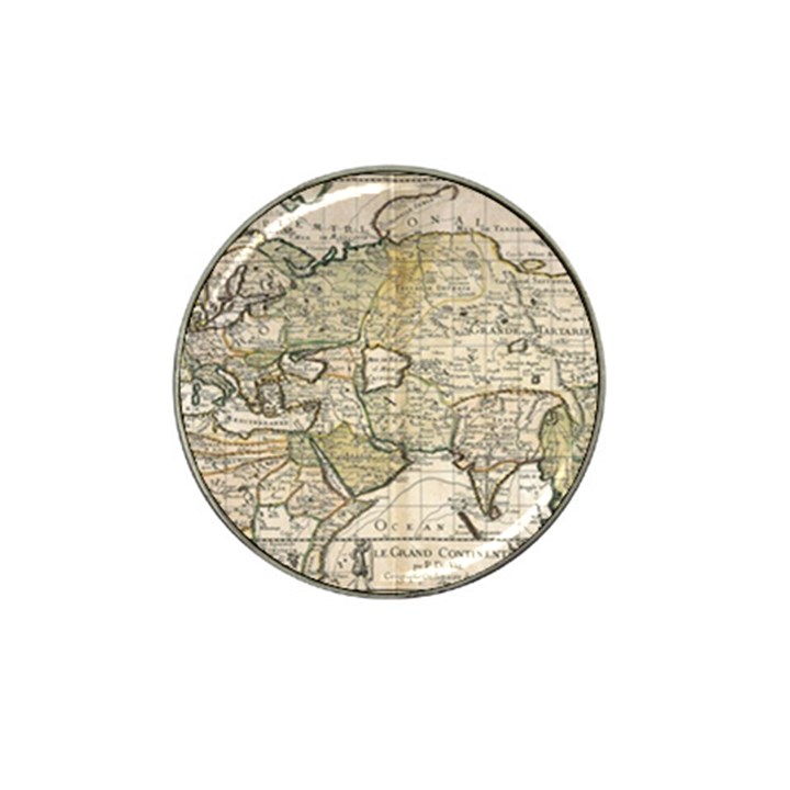 Tartaria Tartaria Empire Map Vintage World Hat Clip Ball Marker (4 pack)