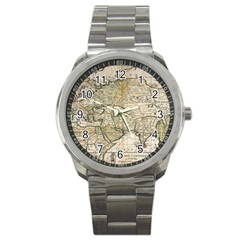 Tartaria Tartaria Empire Map Vintage World Sport Metal Watch by uniart180623