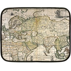 Tartaria Tartaria Empire Map Vintage World Fleece Blanket (mini) by uniart180623