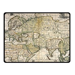 Tartaria Tartaria Empire Map Vintage World Fleece Blanket (small) by uniart180623