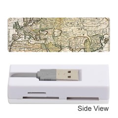 Tartaria Tartaria Empire Map Vintage World Memory Card Reader (stick) by uniart180623