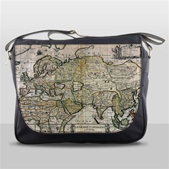 Tartaria Tartaria Empire Map Vintage World Messenger Bag by uniart180623