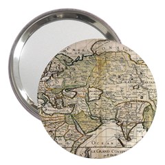 Tartaria Tartaria Empire Map Vintage World 3  Handbag Mirrors by uniart180623