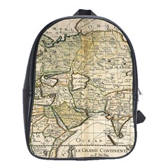 Tartaria Tartaria Empire Map Vintage World School Bag (xl) by uniart180623