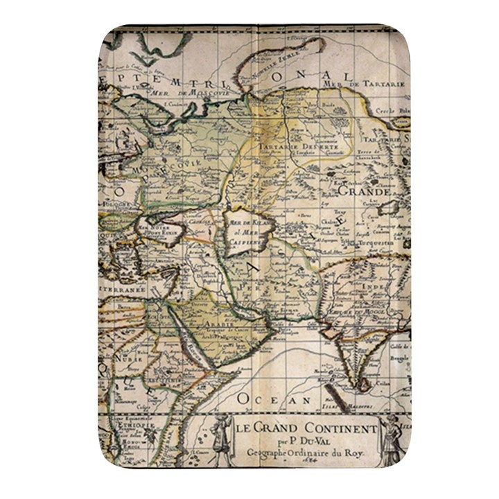 Tartaria Tartaria Empire Map Vintage World Rectangular Glass Fridge Magnet (4 pack)