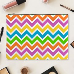 Chevron-pattern-design-texture Cosmetic Bag (xl) by uniart180623