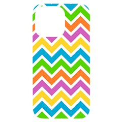 Chevron-pattern-design-texture Iphone 14 Pro Max Black Uv Print Case